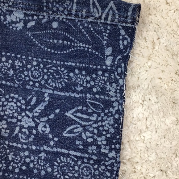 Free People blue floral pattern joggers S - Picture 4 of 11